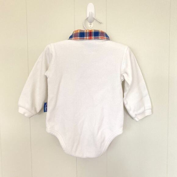 Vintage OshKosh B'gosh Waffle Knit Polo 18 Months - Picture 6 of 7